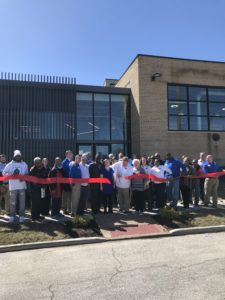 WIN Warehouse ribbon cutting
